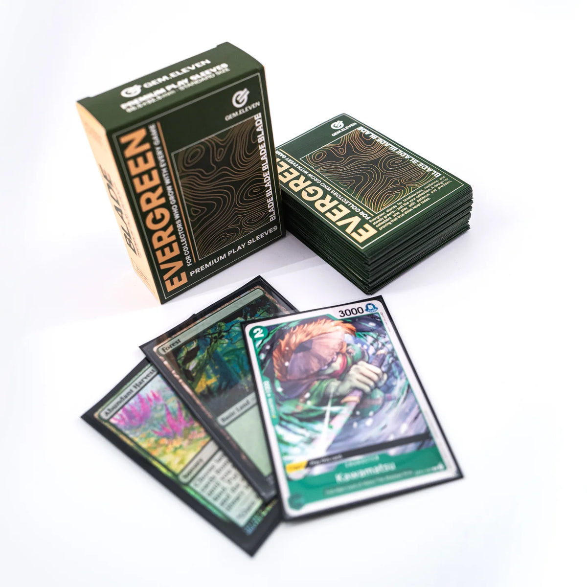 Gem.Eleven - Premium Play Sleeves - Blade - Evergreen - 100 Stk.