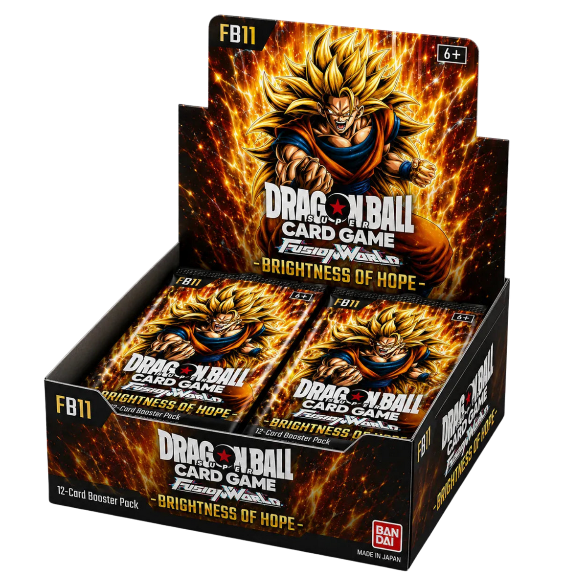 Dragon Ball Fusion World FB11 Brightness of Hope Booster Box Display Englisch