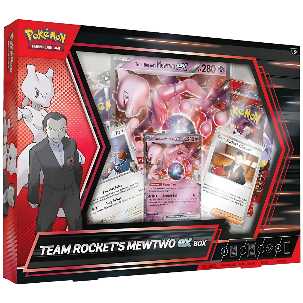 Pokemon - Team Rocket's MewTwo Ex Box - Englisch
