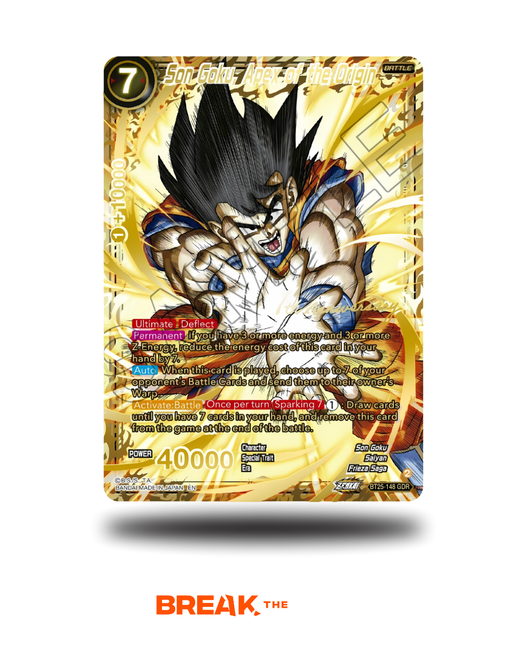 Dragon Ball Super B25 Legend of the Dragon Balls 7th Anniversary Display – Englisch