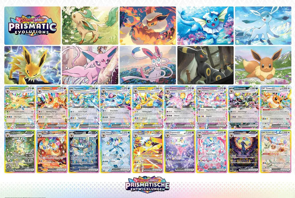 Pokemon - Karmesin Purpur - Prismatische Entwicklungen - SV8.5- Top Trainer Box - Deutsch