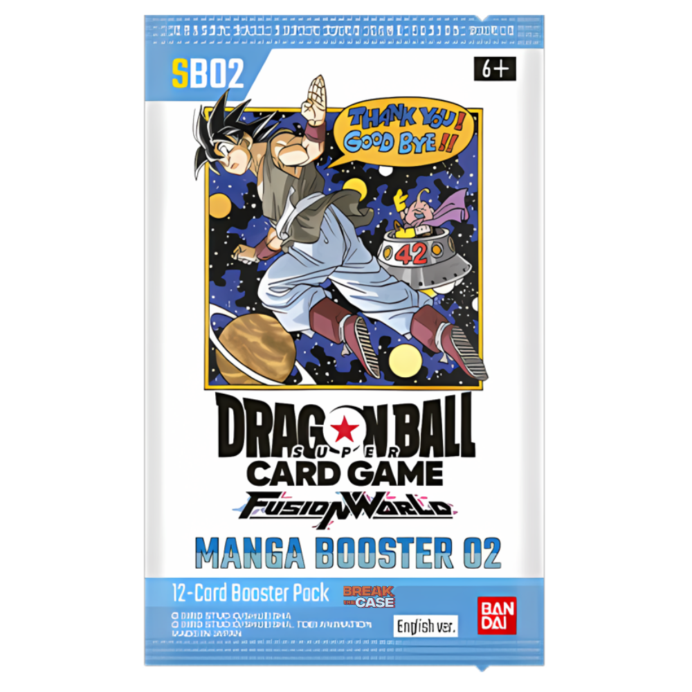 Dragon Ball Fusion World - SB02 - Manga Booster Display – Englisch