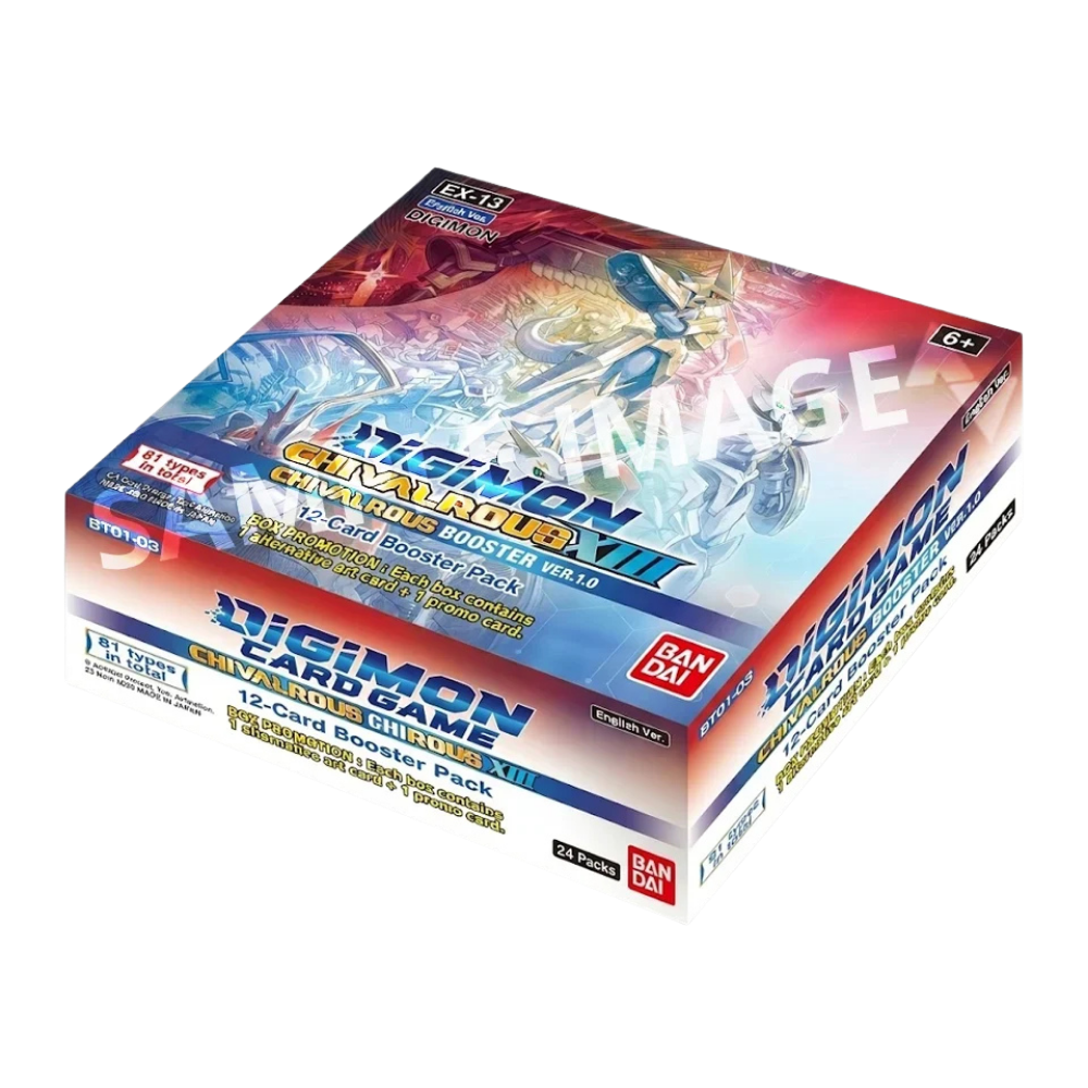 Digimon EX-13 Chivalrous XIII Display Englisch