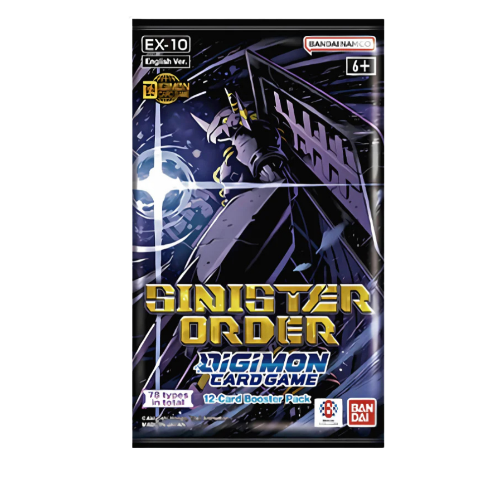 Digimon Card Game EX-10 - Sinister Order - Booster – Englisch