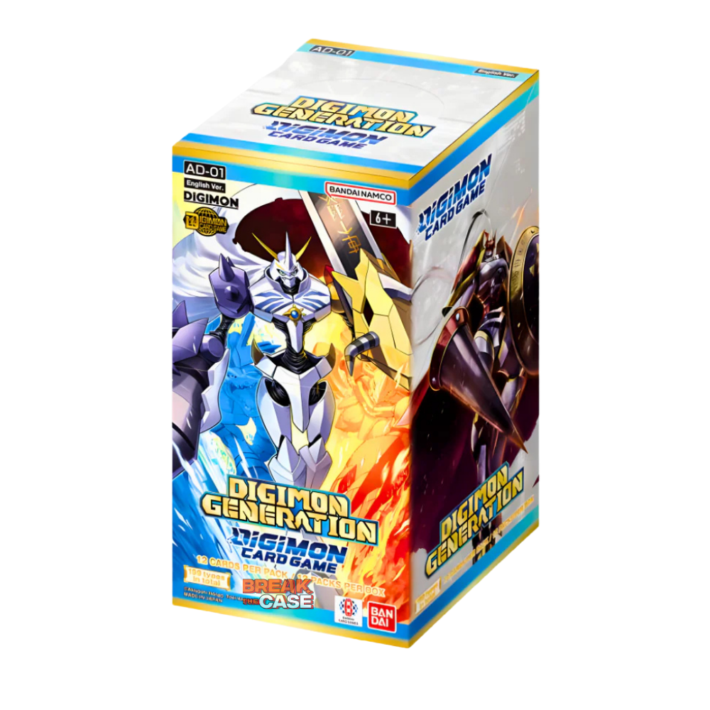 Digimon Card Game AD-01 - Digimon Generation Advanced Booster - Booster Display – Englisch