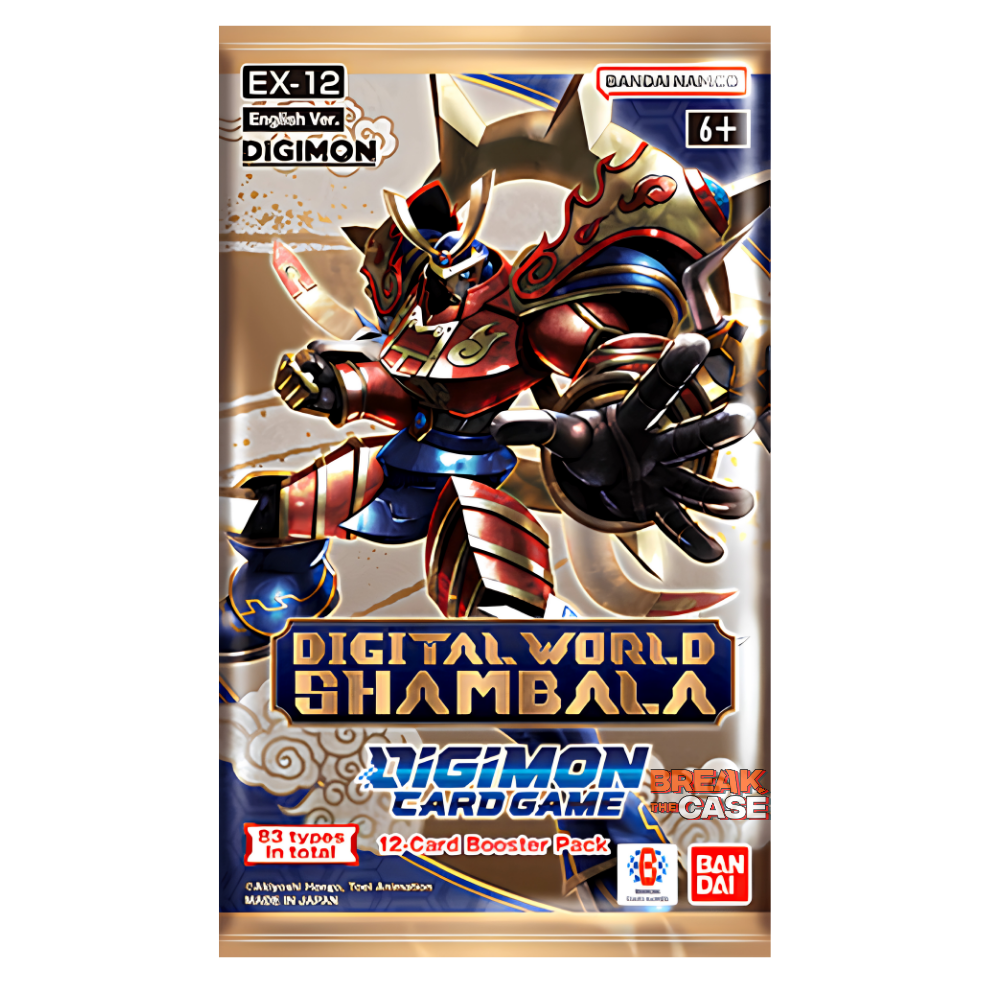 Digimon Card Game EX-12 Digital World Shambala Booster Englisch