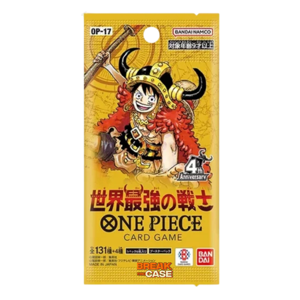 One Piece Card Game OP-17 The World's Strongest Warriors Booster Japanisch