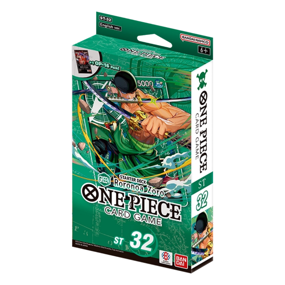 One Piece STARTER DECK GREEN Roronoa Zoro ST 32 Englisch
