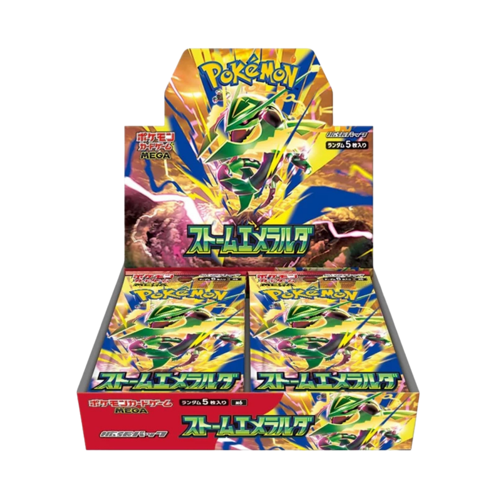 Pokémon Storm Emerald M6 Booster Display Japanisch