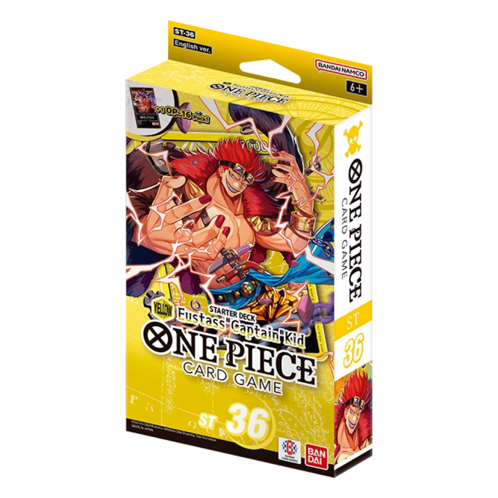 One Piece STARTER DECK YELLOW Eustass Captain Kid ST 36 Englisch