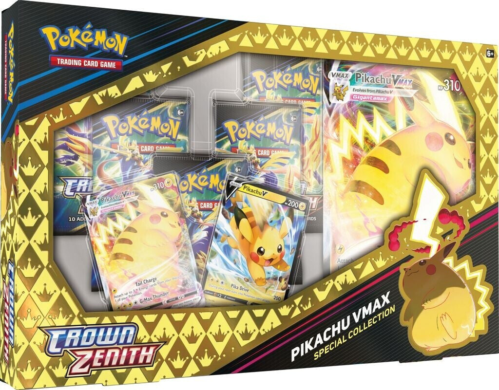 Pokemon - Sword & Shield 12.5 Crown Zenith - Pikachu VMAX Collection - Englisch