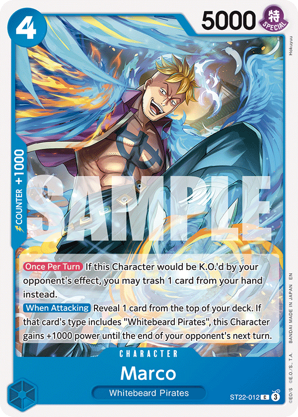 One Piece Card Game - Starter Deck ST22 – Ace & Newgate – Englisch