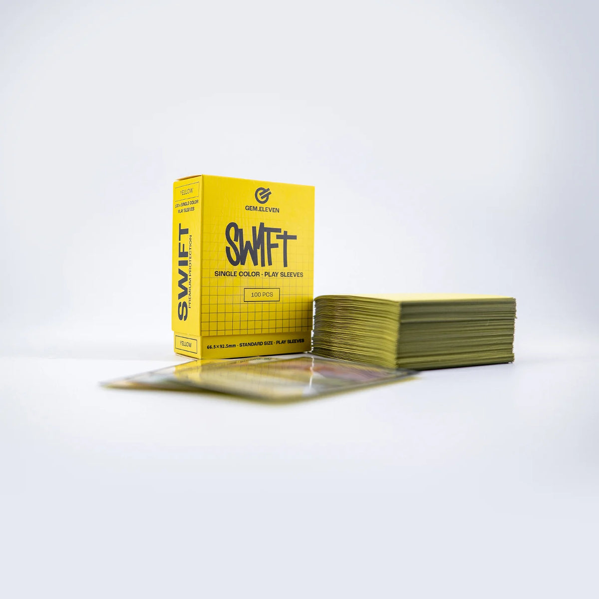 Gem.Eleven - Play Sleeves - Single Color - Gelb/Yellow - Standart Size - 100 Stk.
