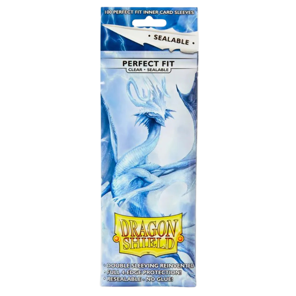 Dragon Shield - Standard Size - Perfect Fit Sealable Sleeves - Clear (100x)