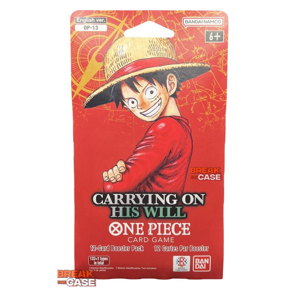 One Piece Card Game - Carrying on his Will - SLEEVED Booster [OP-13] - Englisch