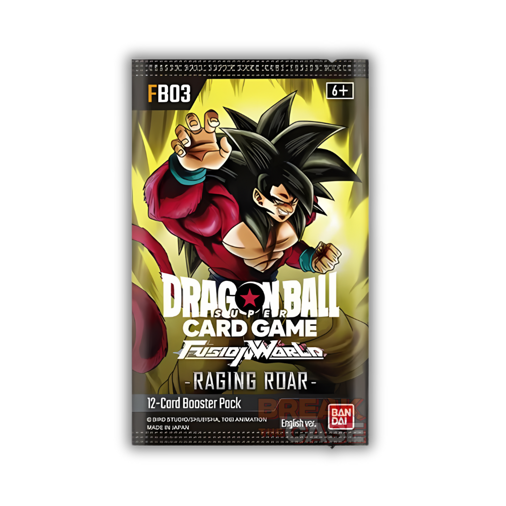 Dragon Ball Super Card Game - Fusion World - Raging Roar - FB03 - Booster - Englisch