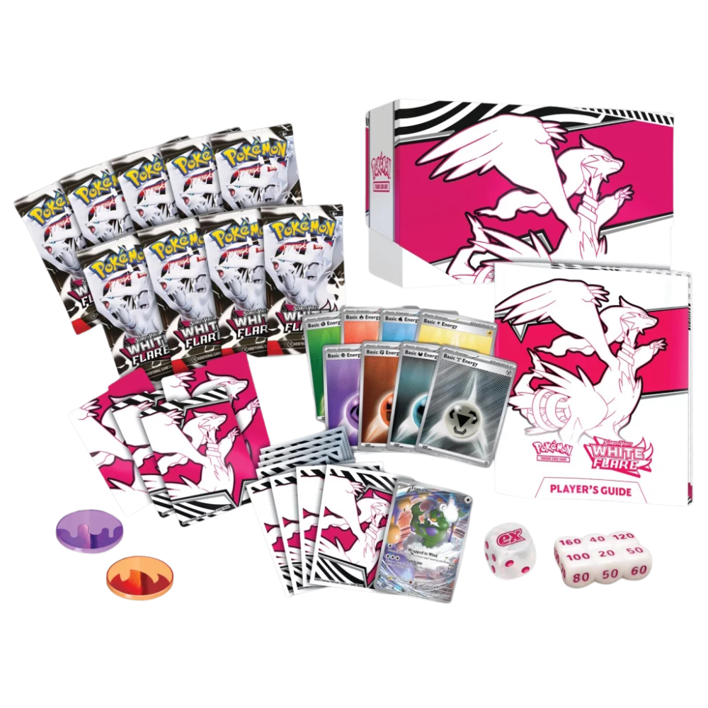 Pokemon - White Flare Elite Trainer Box Reshiram - Scarlet & Violet SV10.5 - Englisch
