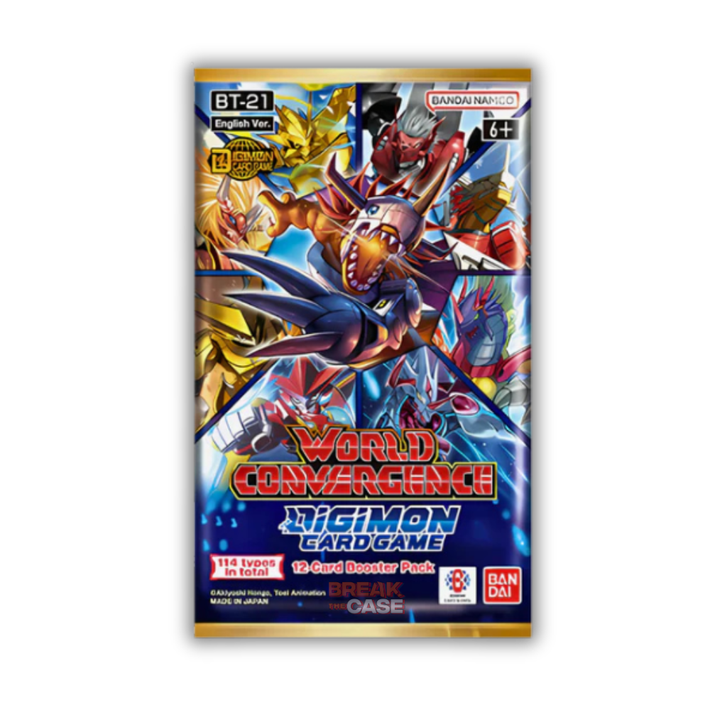 Digimon Card Game BT21 World Convergence Booster Display – Englisch