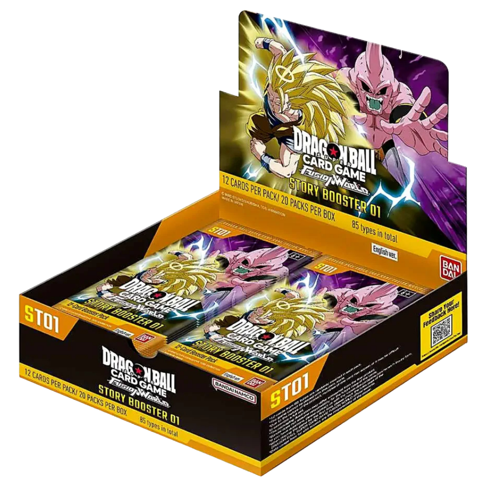 Dragon Ball Fusion World Story Booster 01 ST01 Booster Box Display Englisch