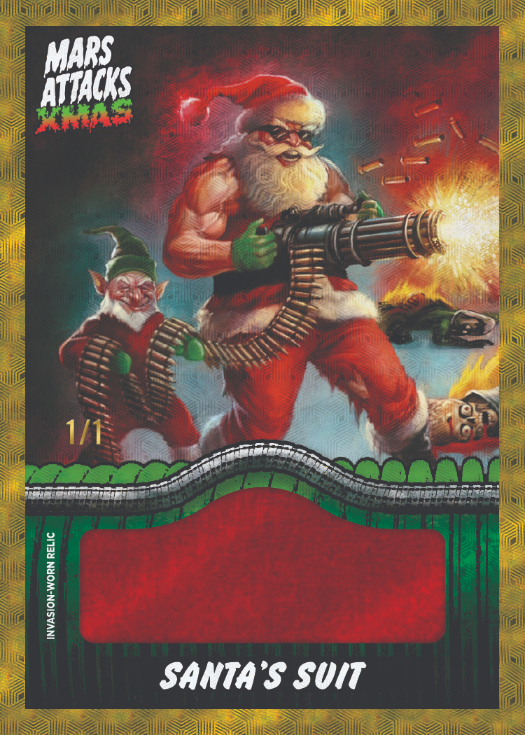 Topps Mars Attacks Christmas 2026 Hobby Box – Invasion Worn Relic Karte